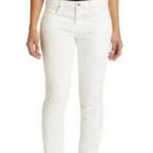 DKNY soho skinny white pant